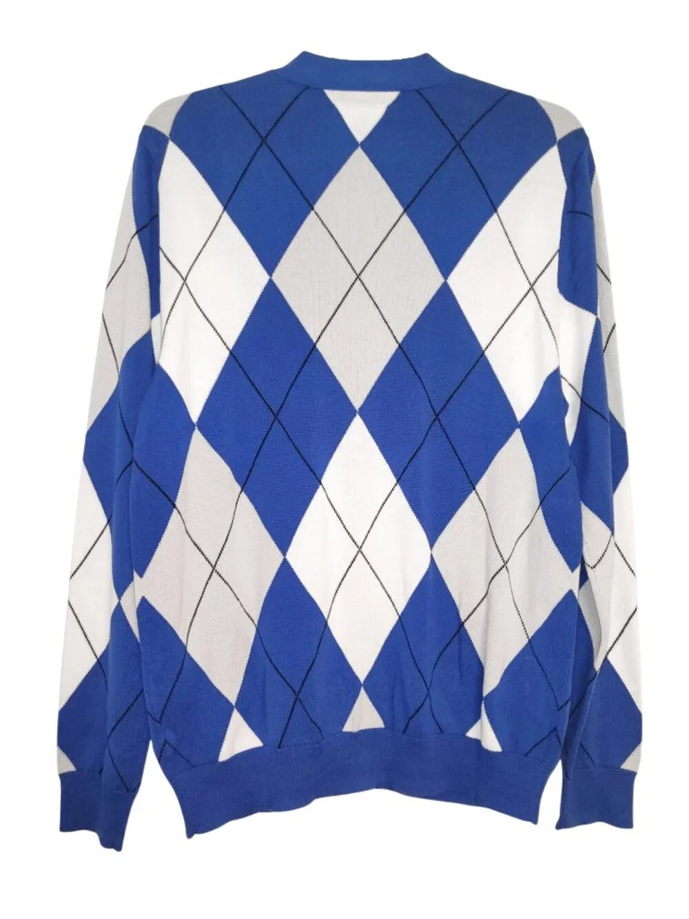 Club Room Argyle Collegiate Cotton Cardigan